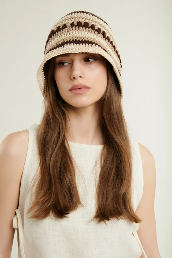 Háčkovaný klobúk PAPAVER